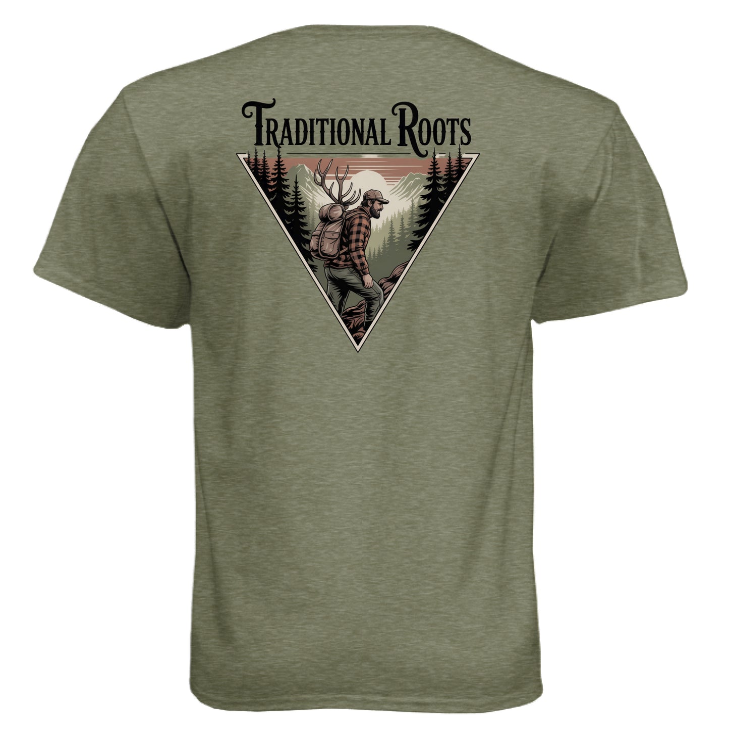 MILITARY GREEN - BACK