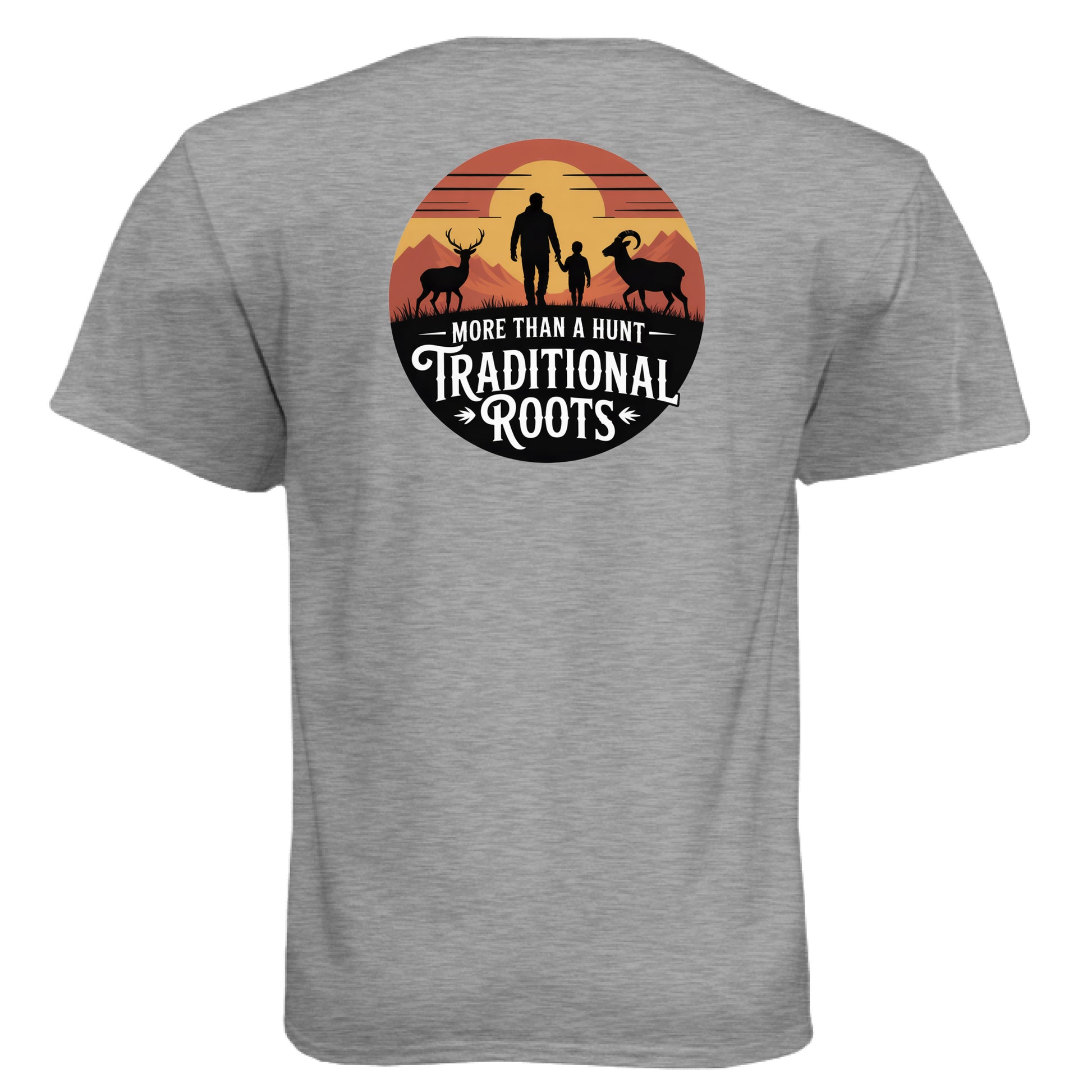 Dark Heather Grey (60/40) - BACK