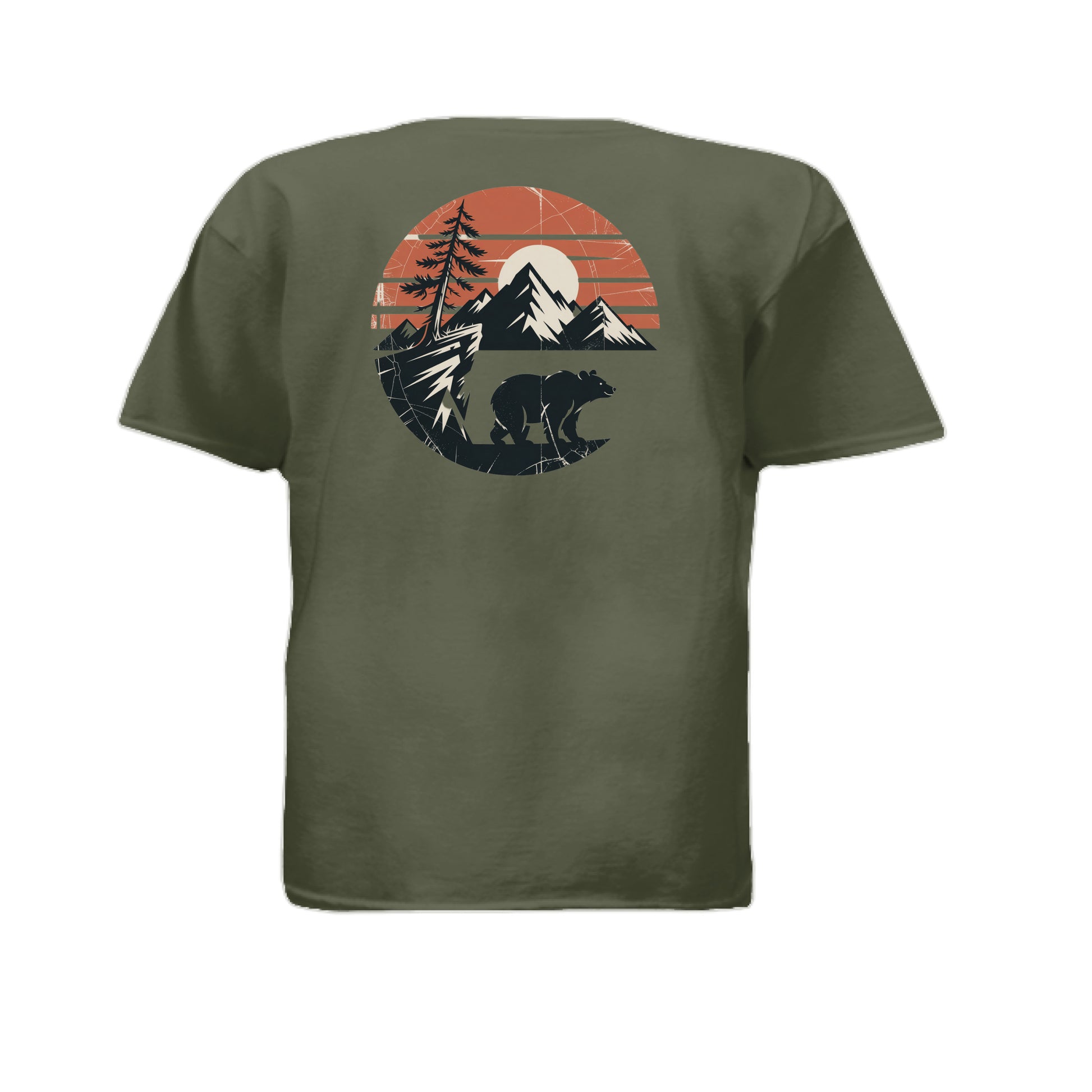 MILITARY GREEN - BACK