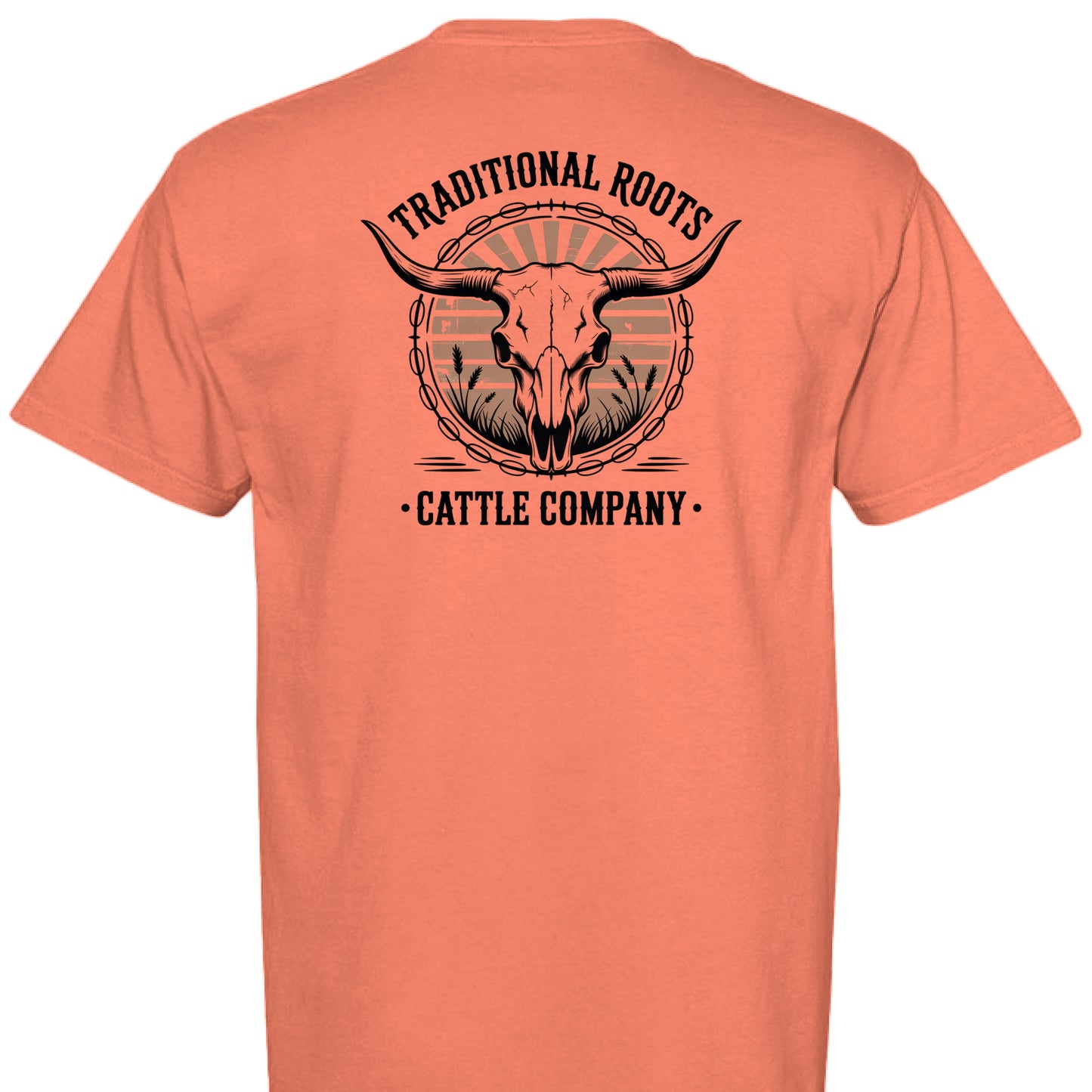 NEON RED ORANGE - BACK