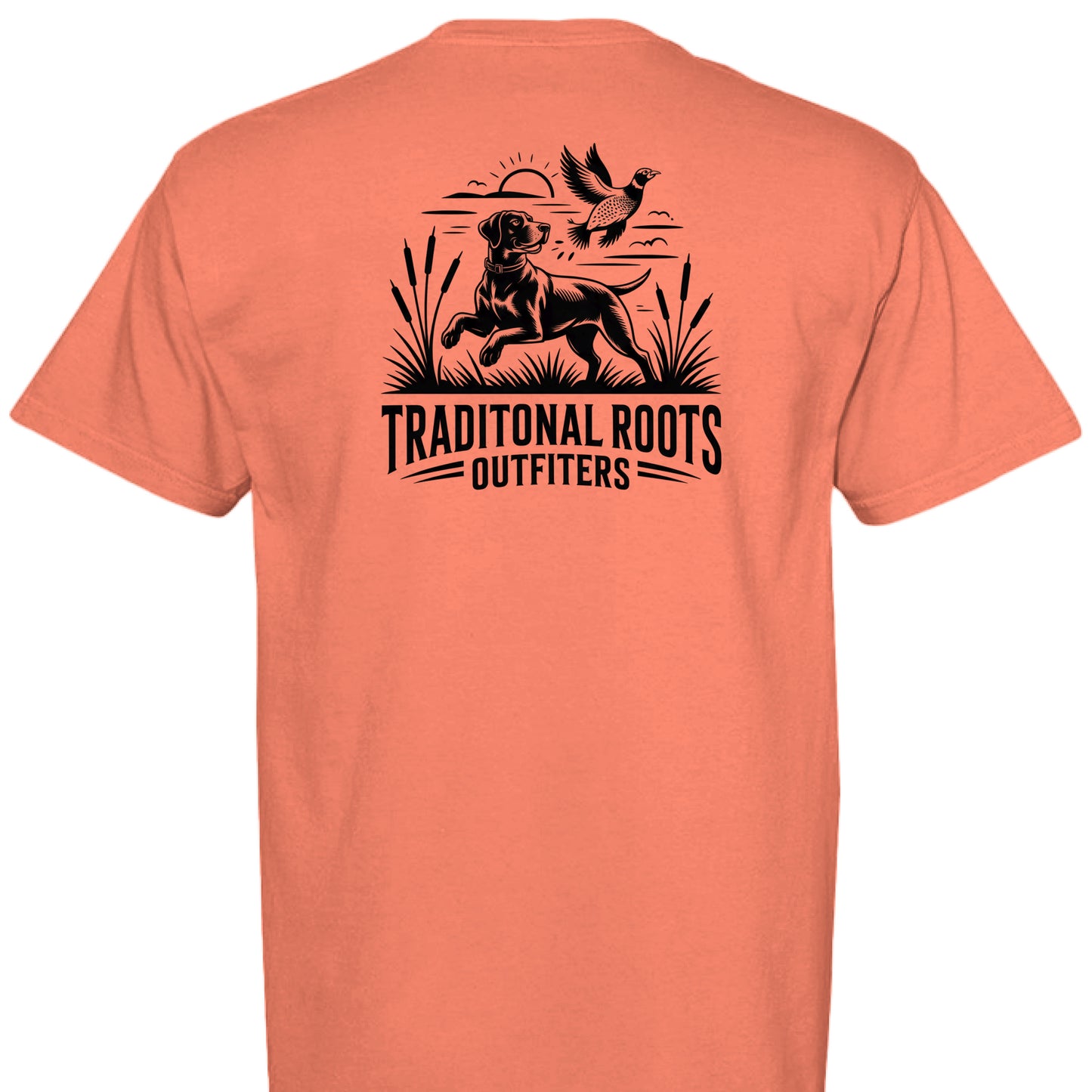 NEON RED ORANGE - BACK